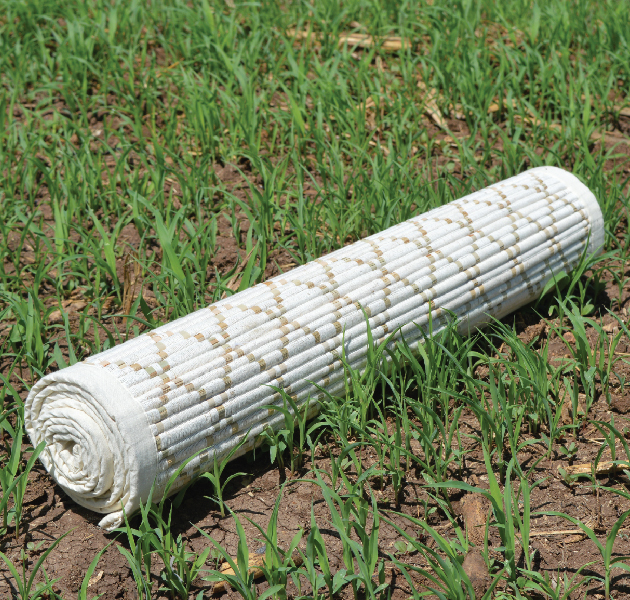 Sambu Diamond Pattern Yoga Mat - Cooling Grass Fiber Mat