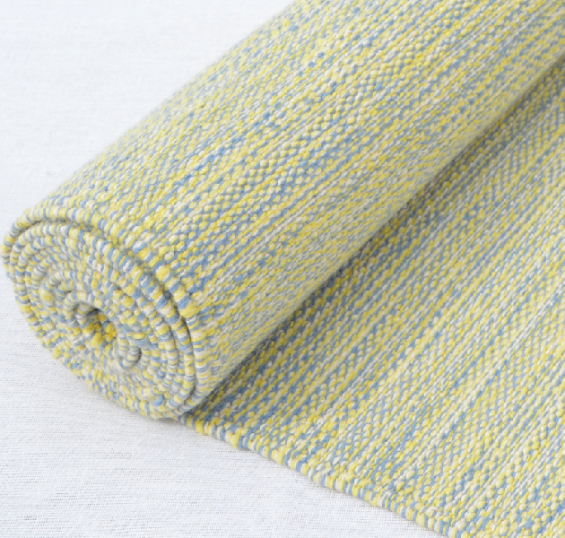 Organic Cotton Ayurvedic Dyed Yoga Mat - Handwoven Eco-Friendly